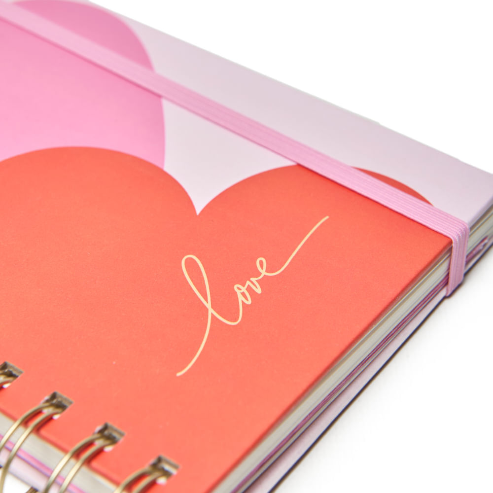 HEART CUADERNO A6 CON ESPIRAL