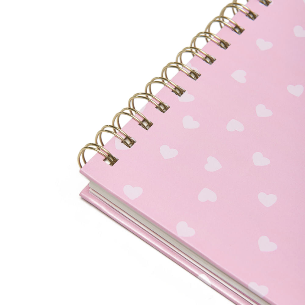 HEART CUADERNO A5 CON ESPIRAL