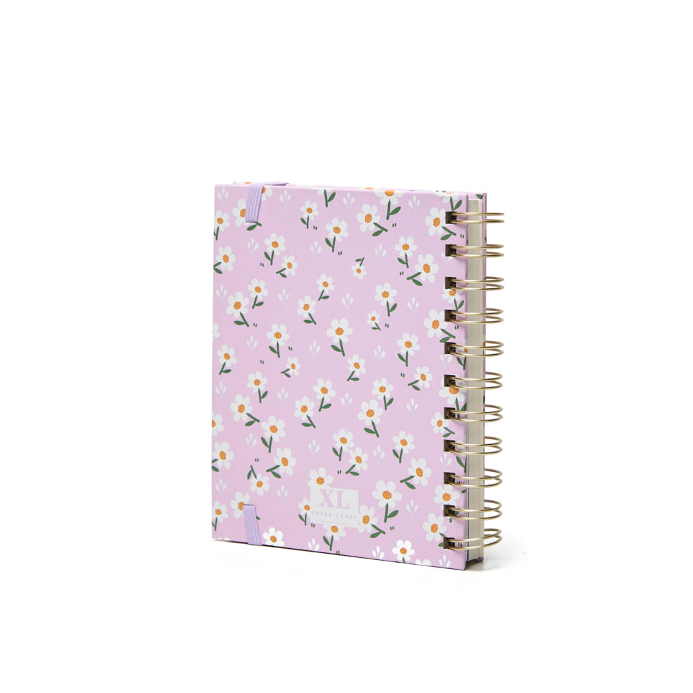 FLOWERS CUADERNO A6 CON ESPIRAL