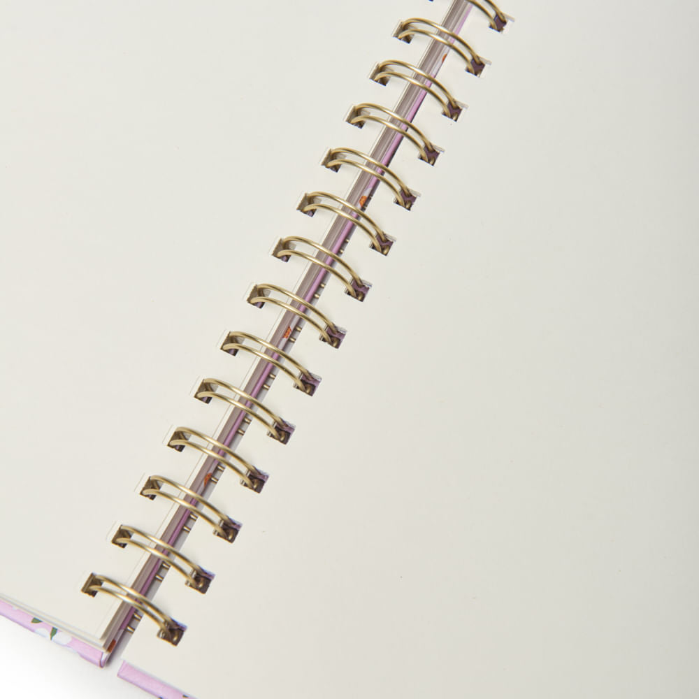 FLOWERS CUADERNO A5 CON ESPIRAL